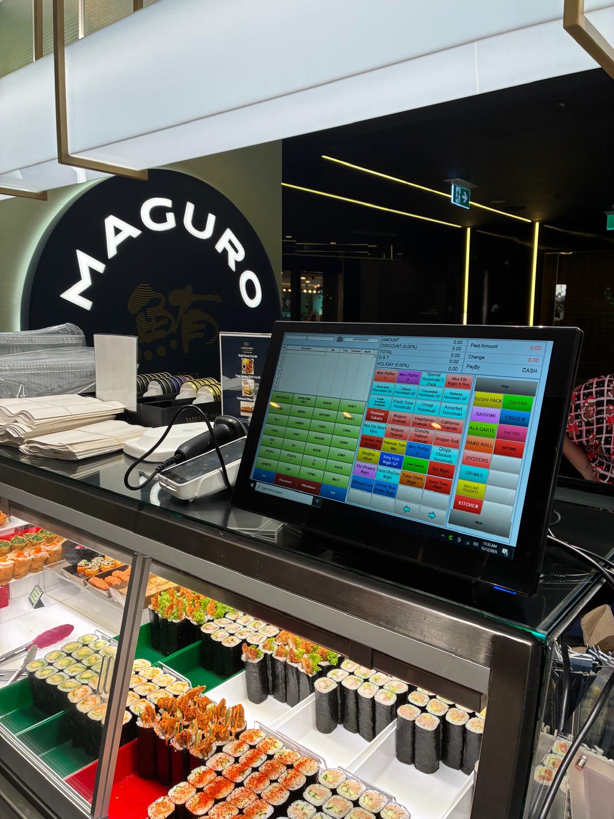 Maguro hospitality POS installation